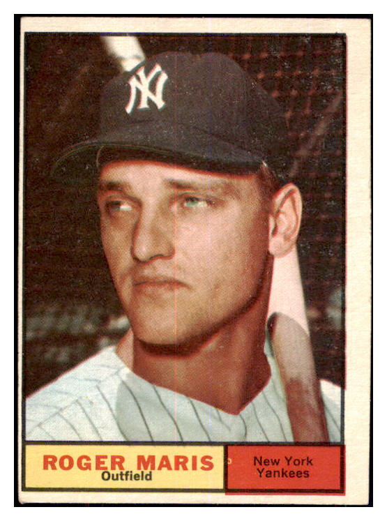 1961 Topps Baseball #002 Roger Maris Yankees EX+/EX-MT 442172