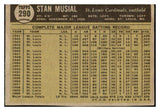 1961 Topps Baseball #290 Stan Musial Cardinals GD-VG undersized 442204