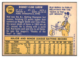 1970 Topps Baseball #290 Rod Carew Twins VG-EX 442214