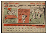 1956 Topps Baseball #015 Ernie Banks Cubs VG Gray 442253