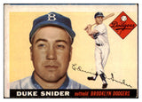 1955 Topps Baseball #210 Duke Snider Dodgers VG 442281