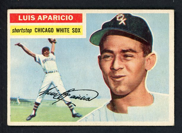 1956 Topps Baseball #292 Luis Aparicio White Sox EX+/EX-MT 442299