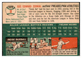 1954 Topps Baseball #002 Gus Zernial A's NR-MT 442335