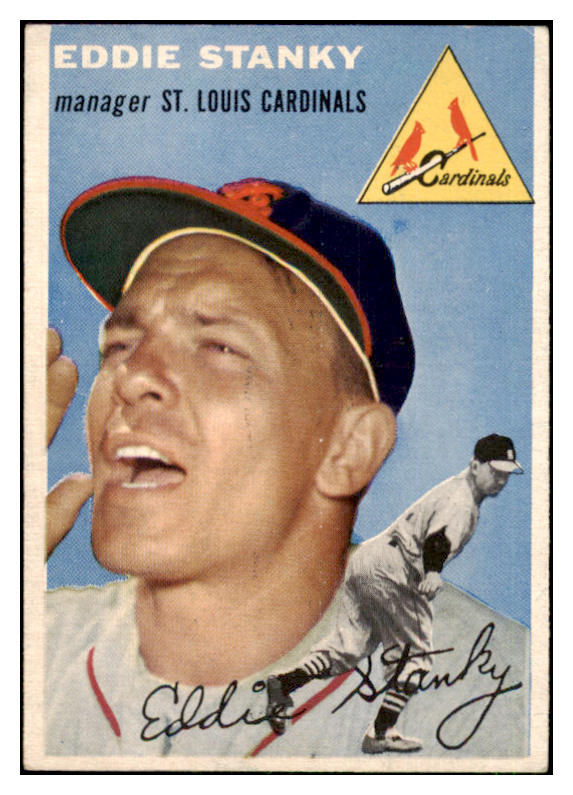 1954 Topps Baseball #038 Eddie Stanky Cardinals NR-MT 442347