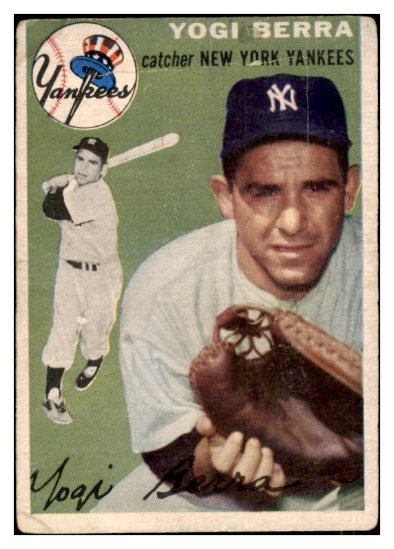 1954 Topps Baseball #050 Yogi Berra Yankees GD-VG 442353
