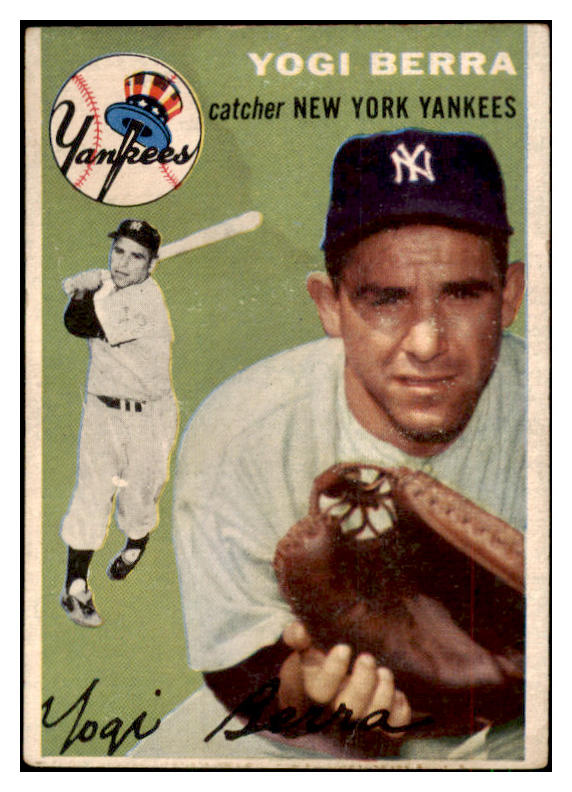 1954 Topps Baseball #050 Yogi Berra Yankees VG-EX 442354