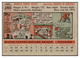 1956 Topps Baseball #260 Pee Wee Reese Dodgers EX 442374
