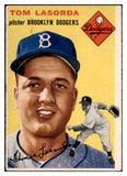 1954 Topps Baseball #132 Tom Lasorda Dodgers VG-EX 442413