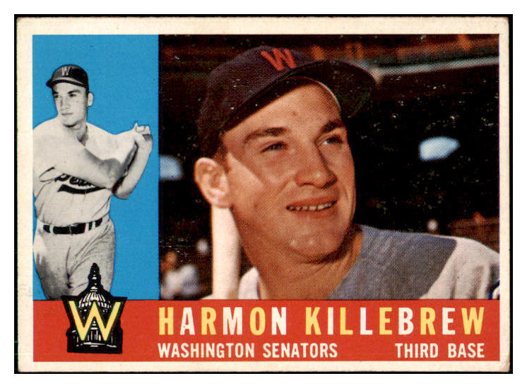 1960 Topps Baseball #210 Harmon Killebrew Senators VG-EX 442440