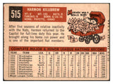 1959 Topps Baseball #515 Harmon Killebrew Senators VG 442442