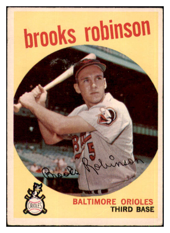 1959 Topps Baseball #439 Brooks Robinson Orioles VG-EX 442443
