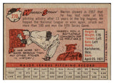 1958 Topps Baseball #270 Warren Spahn Braves VG-EX 442447