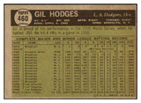 1961 Topps Baseball #460 Gil Hodges Dodgers EX 442459