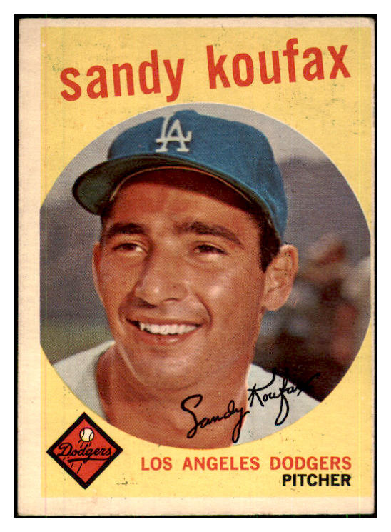 1959 Topps Baseball #163 Sandy Koufax Dodgers VG-EX 442483