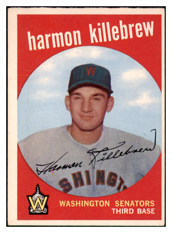 1959 Topps Baseball #515 Harmon Killebrew Senators EX+/EX-MT 442504