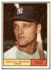 1961 Topps Baseball #002 Roger Maris Yankees EX 442533