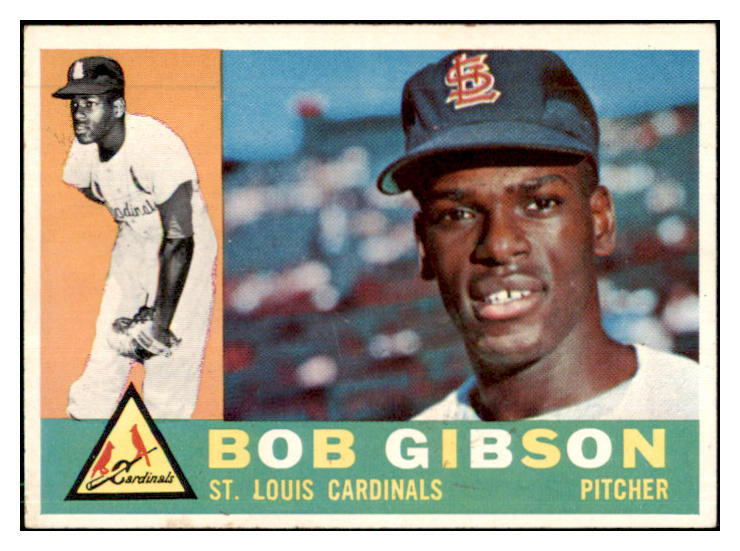 1960 Topps Baseball #073 Bob Gibson Cardinals EX-MT 442552