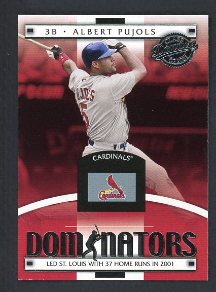 2001 Donruss Dominators #Dm4 Albert Pujols Cardinals NR-MT 442633