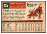 1959 Topps Baseball #435 Frank Robinson Reds EX-MT 442695