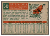 1959 Topps Baseball #349 Hoyt Wilhelm Orioles EX-MT 442698