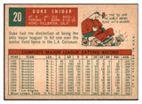 1959 Topps Baseball #020 Duke Snider Dodgers EX-MT 442699