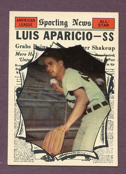 1961 Topps Baseball #574 Luis Aparicio A.S. White Sox NR-MT 442828