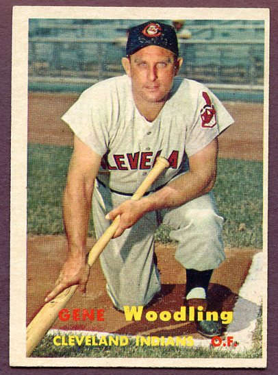 1957 Topps Baseball #172 Gene Woodling Indians EX-MT 443119