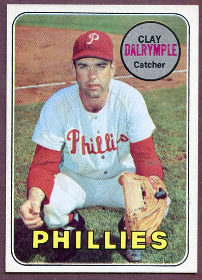 1969 Topps Baseball #151 Clay Dalrymple Phillies EX-MT Variation 443271