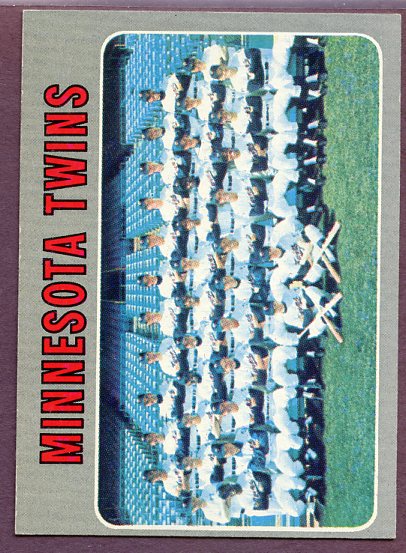 1970 Topps Baseball #534 Minnesota Twins Team EX-MT 443322