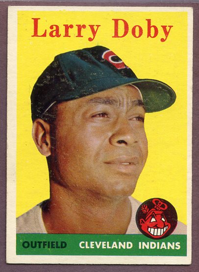 1958 Topps Baseball #424 Larry Doby Indians EX-MT 443394