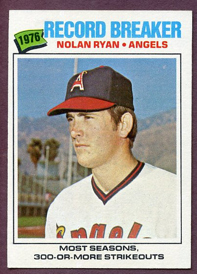 1977 Topps Baseball #234 Nolan Ryan RB Angels EX-MT 443404