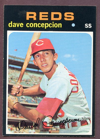 1971 Topps Baseball #014 Dave Concepcion Reds EX-MT 443440