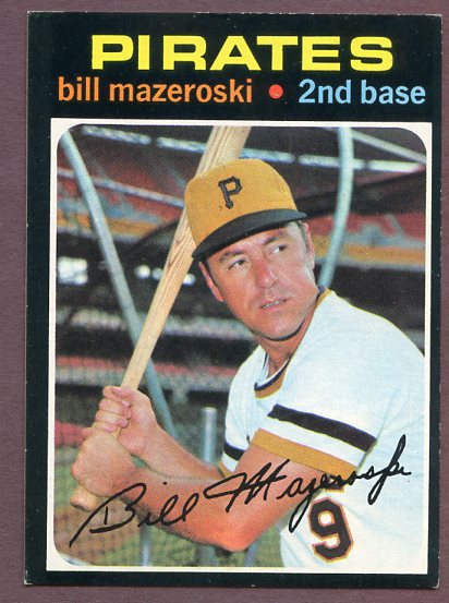 1971 Topps Baseball #110 Bill Mazeroski Pirates EX-MT 443442