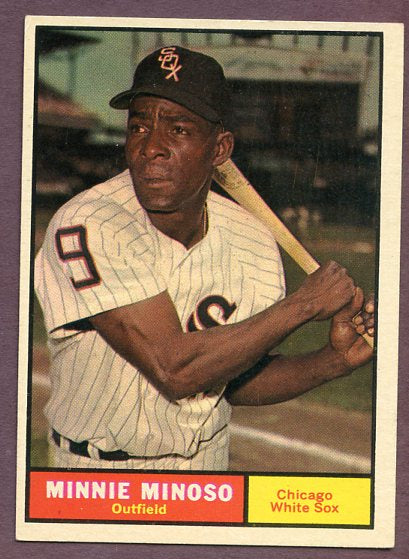 1961 Topps Baseball #380 Minnie Minoso White Sox EX 443501