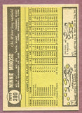 1961 Topps Baseball #380 Minnie Minoso White Sox EX 443501
