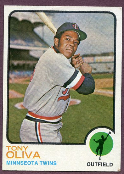 1973 Topps Baseball #080 Tony Oliva Twins EX 443689
