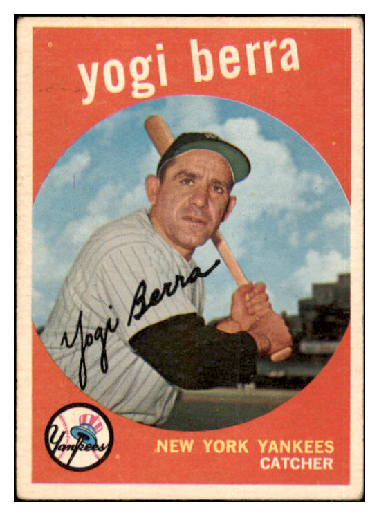 1959 Topps Baseball #180 Yogi Berra Yankees VG-EX 443723