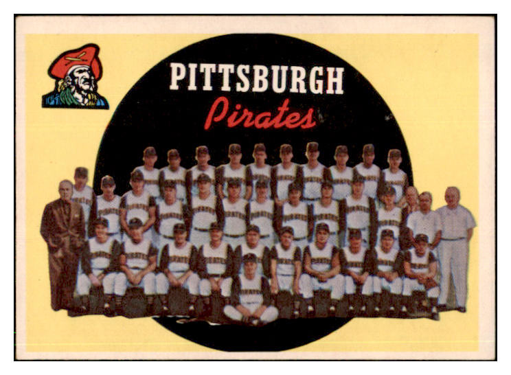 1959 Topps Baseball #528 Pittsburgh Pirates Team EX-MT 443726