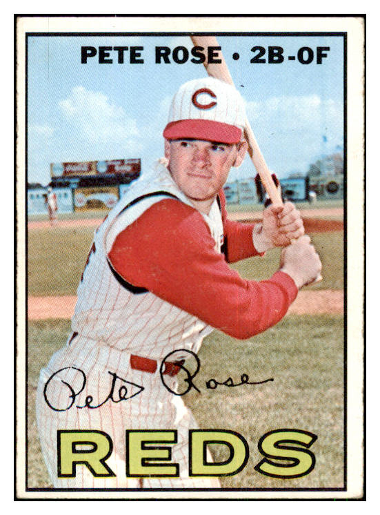 1967 Topps Baseball #430 Pete Rose Reds EX 443743