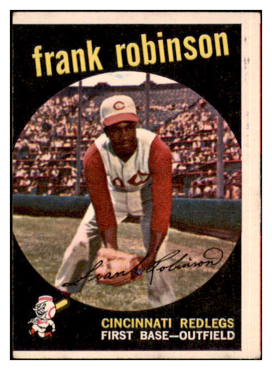 1959 Topps Baseball #435 Frank Robinson Reds EX 443767