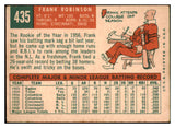 1959 Topps Baseball #435 Frank Robinson Reds EX 443767