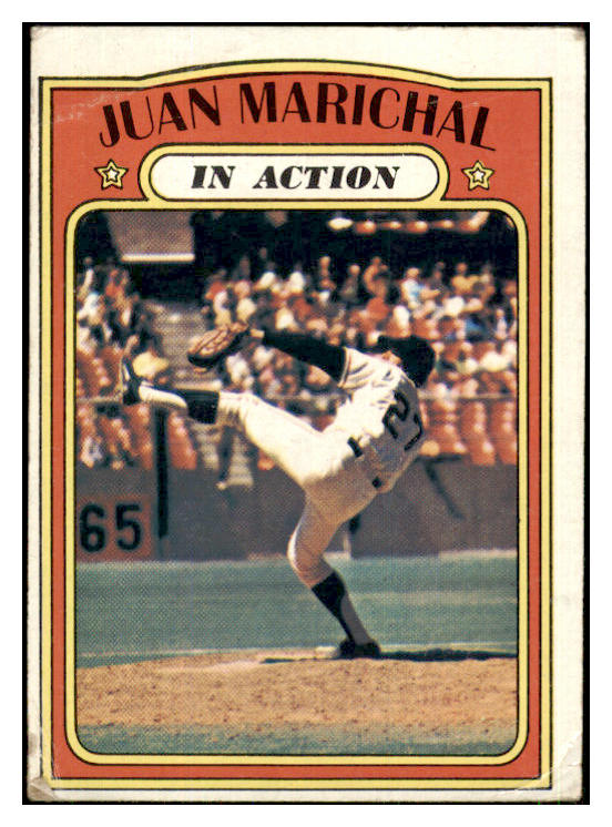 1972 Topps Baseball #568 Juan Marichal IA Giants VG 443769