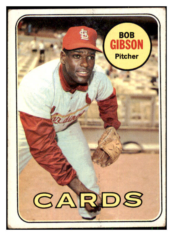 1969 Topps Baseball #200 Bob Gibson Cardinals VG-EX 443776
