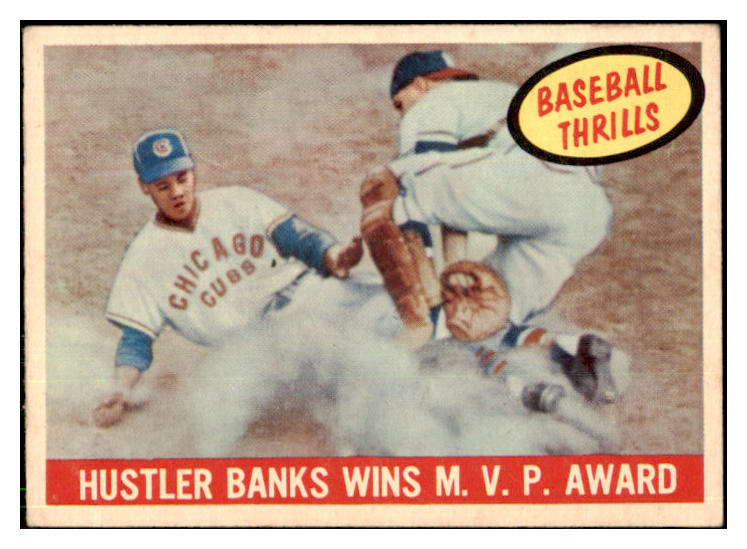 1959 Topps Baseball #469 Ernie Banks IA Cubs VG-EX 443783