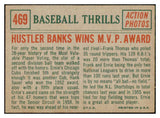 1959 Topps Baseball #469 Ernie Banks IA Cubs VG-EX 443783