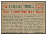 1959 Topps Baseball #469 Ernie Banks IA Cubs VG-EX 443784
