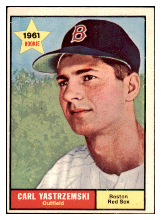 1961 Topps Baseball #287 Carl Yastrzemski Red Sox VG-EX 443798
