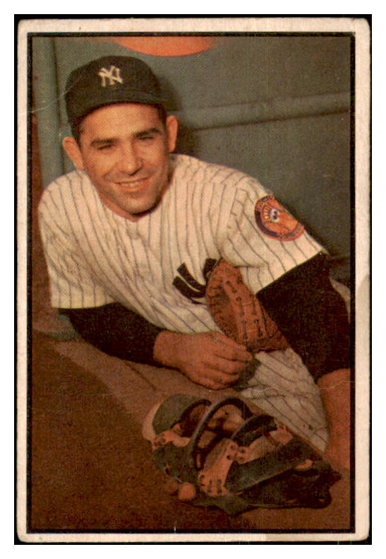 1953 Bowman Color Baseball #121 Yogi Berra Yankees GD-VG 443802