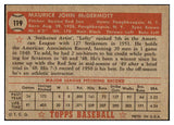 1952 Topps Baseball #119 Maurice McDermott Red Sox EX 443830