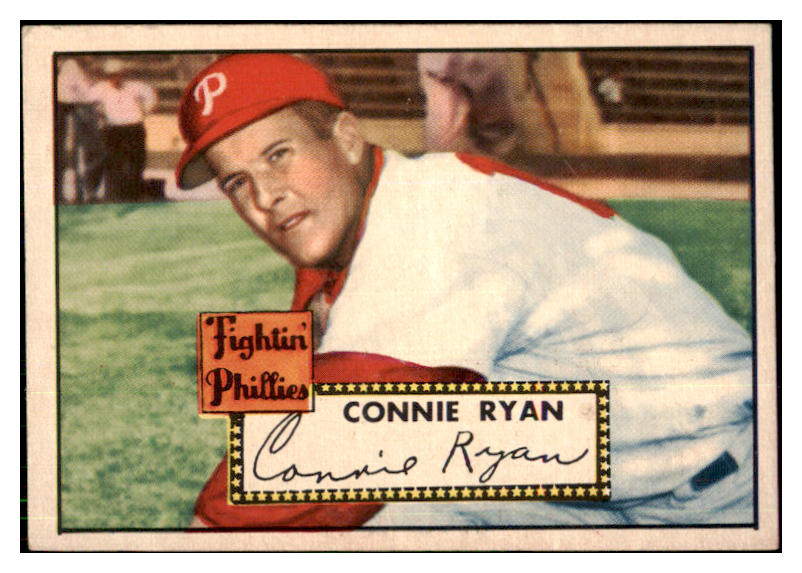 1952 Topps Baseball #107 Connie Ryan Phillies EX 443832